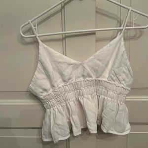 White cropped tank!